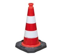 Industrial Quality Supplies Cône de signalisation TL compl. rétro-réfléchissant H. 500 mm contrôlé BAST, 2 b Quantité:1