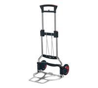 Industrial Quality Supplies Diable de transport pliable acier inoxydable aluminium H. 1130 mm L. pelle 410xl Quantité:1