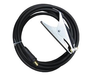 Industrial Quality Supplies JAS Câble de masse 200A préfabriqué 5m câble cuivre H01N2-D D=25mm2 avec fiche KS50 Quantité:1