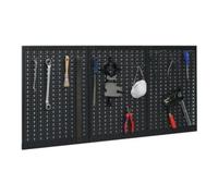 Industrial Quality Supplies Panneau perforé total L1200×H600 mm L400×H600 mm avec 12 crochets standards Quantité:1