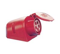 Industrial Quality Supplies Prise murale CEE 16 A 400 V position de la fiche 6 h avec couvercle rabattable I Quantité:1