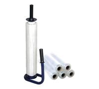 Industrial Quality Supplies Set de films étirables standard L300 m x l.450 mm 20 µm transparent avec 1 dérou Quantité:1