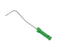 Industrial Quality Supplies Support pour petit rouleau L.400mm pour rouleaux 100mm Diam.6mm poignée en cuivre zingué Quantité:1
