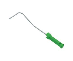 Industrial Quality Supplies Support pour petit rouleau L.400mm pour rouleaux 100mm Diam.6mm poignée en cuivre zingué Quantité:1