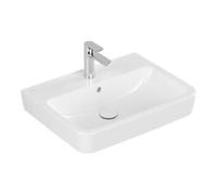 Industrial Quality Supplies V&B Lavabo O.NOVO 60x46cm, carré, avec trop-plein, avec trou robinet, blanc Quantité:1