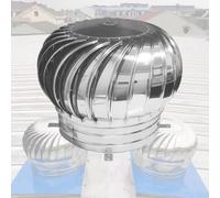 Industrial Rotating Roofing Wind Turbine/Energy Saving Dryer Exhaust Hood | For Houses Factory,15.7in Attic Turbine Ventilator(110MM/4.3IN)