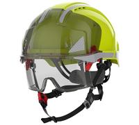 Industriekletterhelm EVO® VISTAlens® Dualswitch™ gelb/rauch ABS EN 397, EN 50365, EN 12492 1 pièces