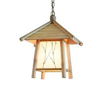 Industriel Moderne, luminaire de décoration Artistique, Lampe Suspendue, Lanterne en Bambou, Panneau en PVC givré, chaîne réglable de 60 cm, éclairage d'accentuation de Table E27 pour Chambre à