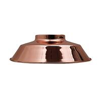 Industriel Pendentif Plafonnier Abat-jour, Rétro Cuisine Pendentif Plafonniers Vintage Métal Loft Bar Suspendu Éclairage Rustique Suspension Abat-jour (Bol-Or rose)