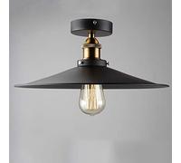 Industriel Plafonnier Industrielle Vintage Suspension,moderne métal Bronze plafond Light Ombre pendentif rétro Light,pour Entrée,Porche,Couloir,Grenier,Bar,allée,buanderie,Salle à Manger,E27,(26cm).