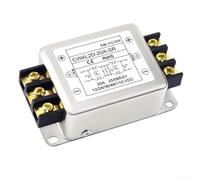 Industriel pour filtre Emi avec conception en deux étapes, alimentation CC 110 VDC, connexion terminale, boîtier en métal, évaluation 3A (CW4L2D-20A-SR)