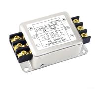 Industriel pour filtre Emi avec conception en deux étapes, alimentation CC 110 VDC, connexion terminale, boîtier en métal, indice 3A (CW4L2D-10A-SR)