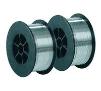 INE Lot x2 Fil Fourre Acier Diametre 0.9 mm (2x 900g) Soudage MIG-MAG Sans Gaz E71T-GS Bobine de Fil de Soudure Auto-Protecteur pour Acier Carbone Fin et Mince Qualité Pro AWS A 5.20