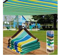 Ineasicer Voile D'ombrage pour Patio Voile Filet Ombrage Rectangulaire, Brise Vue Balcon 12-Pin Toile Ombrage de Protection Solaire