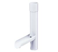 INEFA Collecteur Eau Pluie Tuyau Descente PVC 75mm Blanc Clapet Accessoires Gouttière
