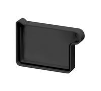 INEFA Embout de gouttière rectangulaire, droite 68mm Anthracite PVC | Fond de gouttière, capuchon d'extrémité angulaire, bouchon de fermeture pour évacuation de pluie, raccord final.