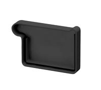 INEFA Embout de gouttière rectangulaire, gauche 68mm Anthracite PVC | Fond de gouttière carrée NW68 / 68mm gauche Anthracite PVC, capuchon de fermeture de chéneau, couvercle de descente pluviale