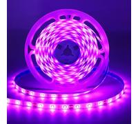iNextStation Ruban LED 12V 5 mètres Rose, 300 LEDs, SMD 2835, IP65 étanche découpable flexible Bande Lumineuse LED pour Chambre, Escalier, Armoire, Décoration Publicitaire (alimentation non incluse)