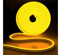 iNextStation Ruban LED 5M 12V, cordon lumineux néon jaune (sans prise)