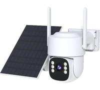 INF Caméra de Sécurité Solaire 4G Version US - 2K HD, Détection de Mouvement, Audio Bidirectionnel