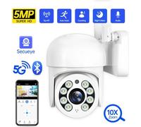 INF Caméra Mini PTZ WiFi 5MP 1,5 pouces - Sécurité Extérieure, Compatible ICSee 128