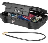 INF Coffre-fort portable étanche avec code et serrure à câble d'acier