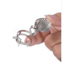 INF Éteignoir de Bougie Automatique à Coque Réglable - Lot de 6, Métal Argent