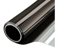 INF Film de fenêtre avec protection solaire effet miroir 60x200 cm Le noir