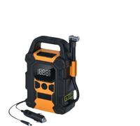 INF Gonfleur Pneu Voiture Portable - Gonflage Rapide, Compresseur d'Air Digital Orange