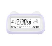 Inf Horloge digitale chat - Pourpre