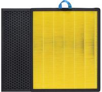INF Lot de 2 Filtres de Remplacement pour LEVOIT Vital 100S, HEPA & Charbon Actif Jaune
