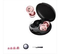 INF Lot de bouchons d'oreille en silicone filtrés extrêmement puissants, étanches et réduction du bruit pour dormir, étudier et voyager