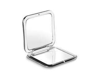 INF Miroir cosmétique grossissant 30X - Noir - Pliable - Miroir de poche double face