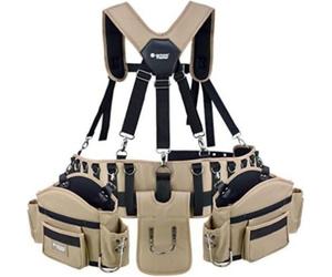 INF Sac à Outils de Jardinage Portable Multipoches en Tissu Oxford Kaki