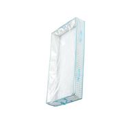 INF Sac de rangement sous le lit, organisateur de vêtements avec couvercle Bleu