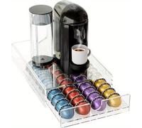 INF Support Acrylique Capsules Café Nespresso Vertuo - 40 Capsules
