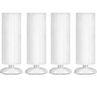 INF Supports de pieds de table blancs - Ensemble de 4 30 cm