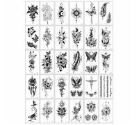 INF Tatouages Temporaires Chics - 30 Motifs Uniques