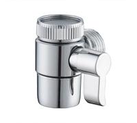 INF Vanne de dérivation 3/4 à levier unique pour robinet de lavabo en alliage de zinc et cuivre Argent