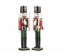 Infactory 2 casse-noisettes décoratifs "Soldat" 48,5 cm