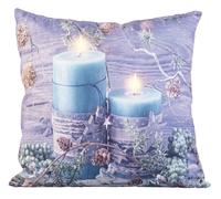 Infactory 2 coussins LED à motif Bougies