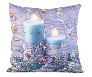 Infactory 2 coussins LED à motif Bougies