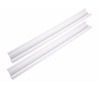Infactory 2 doubles boudins isolants pour portes et fenêtres - blanc
