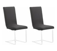 Infactory 2 housses de chaise extensibles - Noir