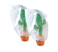 Infactory 2 housses d'hivernage décoratives 110 x 120 cm - "Cactus"