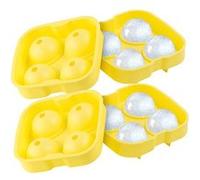 Infactory : 2 moules à glaçons en silicone pour 4 glaçons sphériques XXL Ø 45 mm G