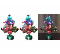 Infactory 2 sapins de Noël à piles