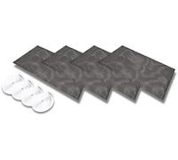 Infactory 4 moustiquaires pour fenêtre 130 x 150 cm