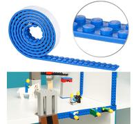 Infactory Bande adhésive 1 m pour briques de construction - Bleu