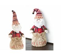 Infactory Cale-porte Père Noël décoratif "Welcome"